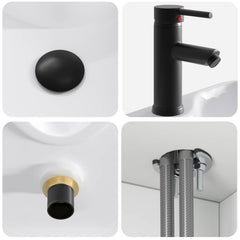 Wall-mounted Bathroom Sink Cabinet White