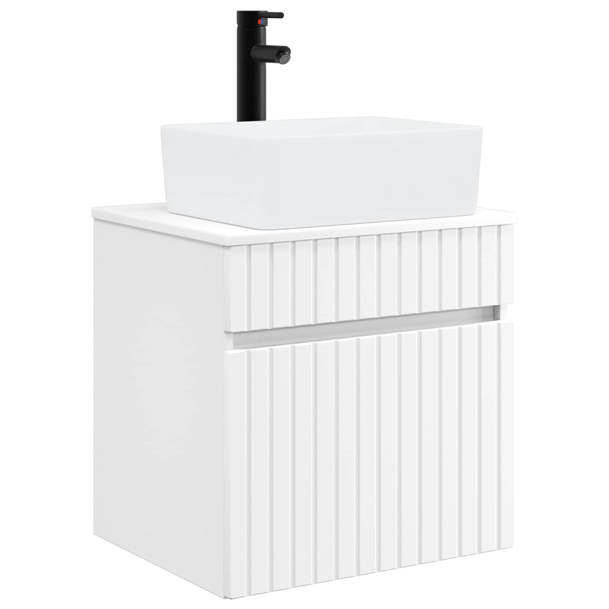 Wall-mounted Bathroom Sink Cabinet 49 x 41 x 80 cm White