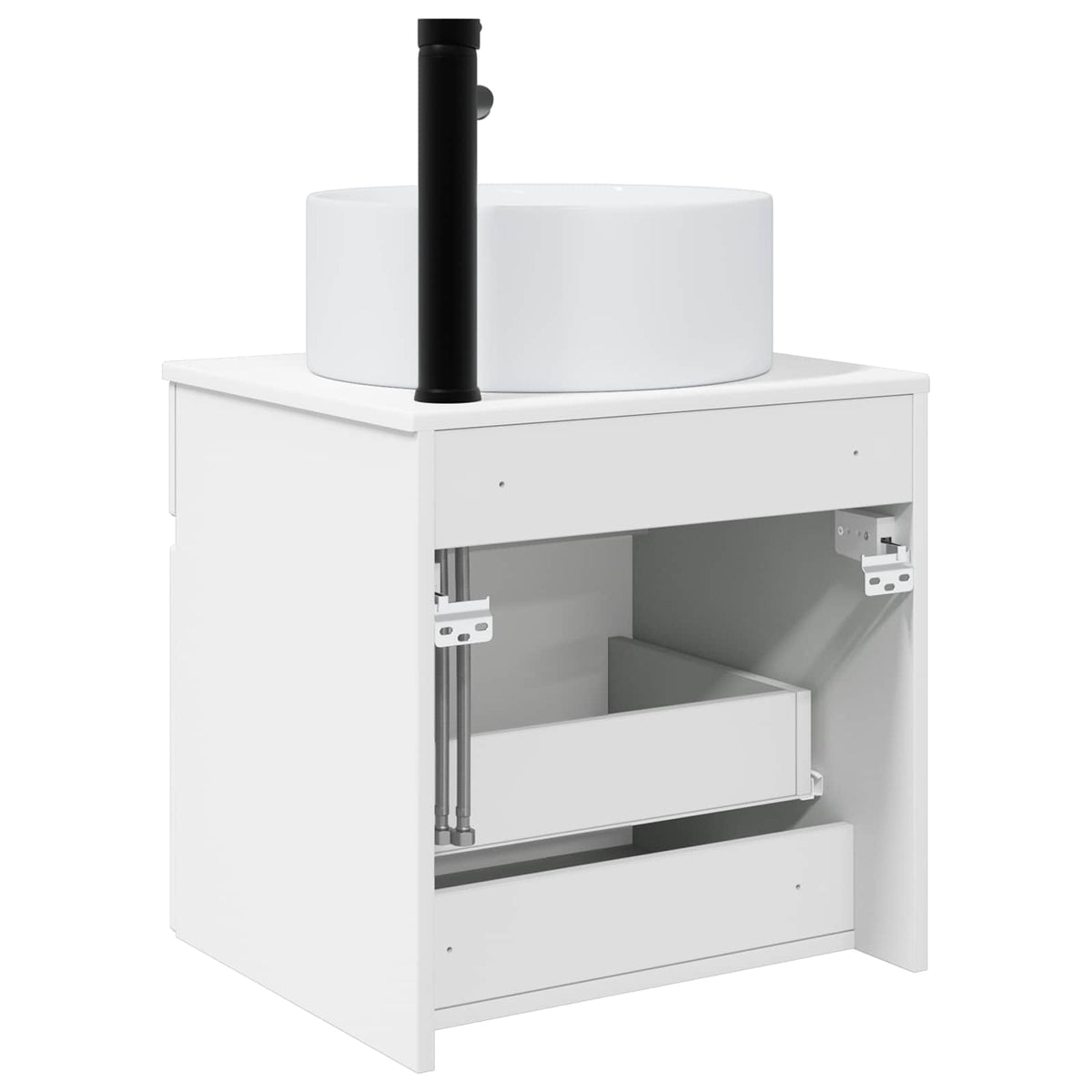 Wall-mounted Bathroom Sink Cabinet 49 x 44.5 x 80 cm White