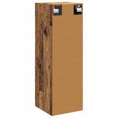 vidaXL Wall-mounted Bathroom Cabinet Old Wood 33 x 34.5 x 100 cm 5