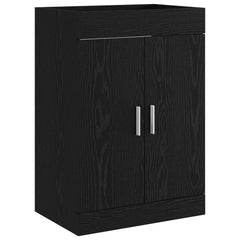 vidaXL Bathroom Under Sink Cabinet Black Oak 78.5 x 37.5 x 81 cm 2