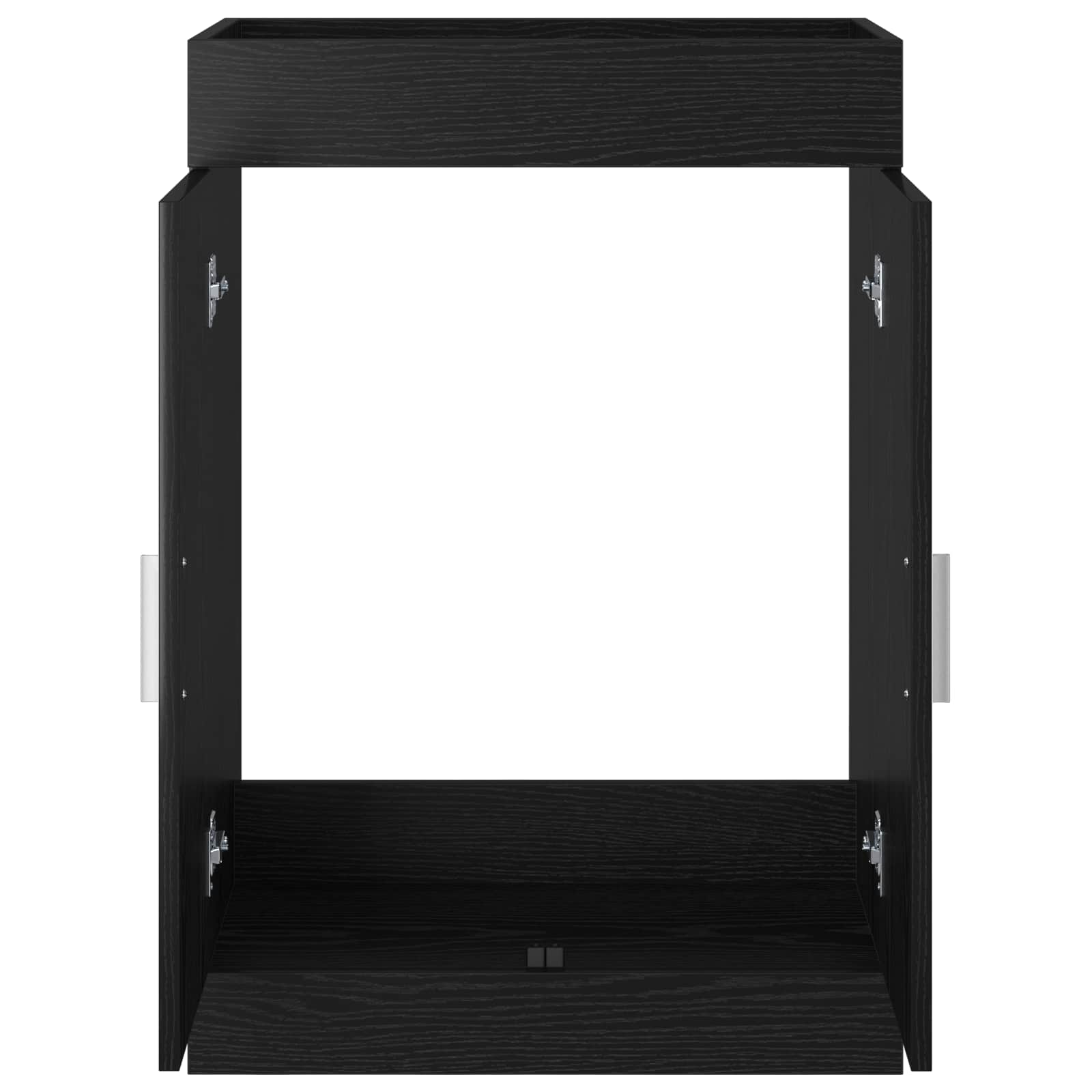 vidaXL Bathroom Under Sink Cabinet Black Oak 78.5 x 37.5 x 81 cm 4