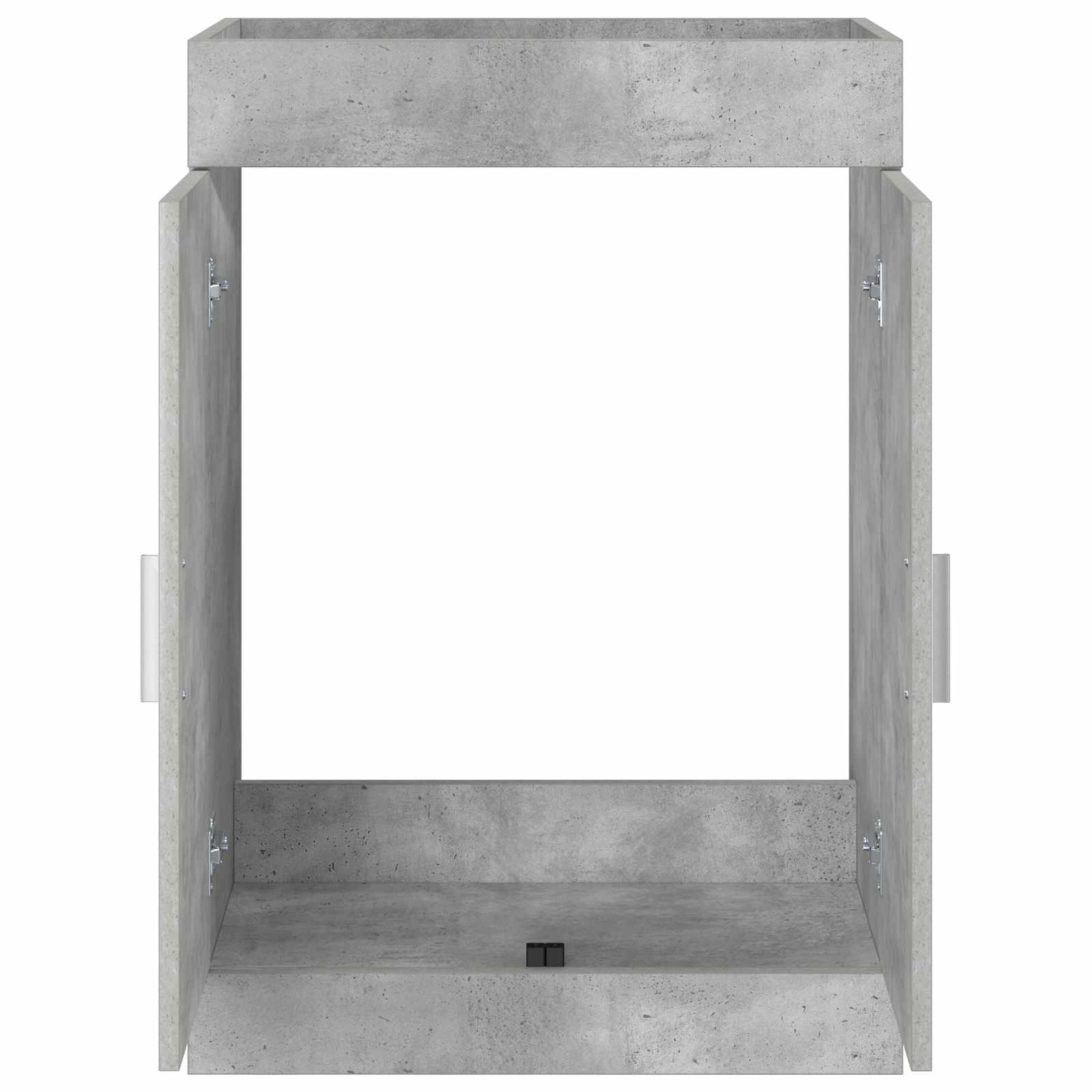 vidaXL Bathroom Under Sink Cabinet Concrete Grey 78.5 x 37.5 x 81 cm 4