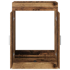 vidaXL Bathroom Under Sink Cabinet Old Wood 78.5 x 37.5 x 81 cm 4