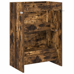 vidaXL Bathroom Under Sink Cabinet Smoked Oak 56 x 37.5 x 81 cm 6