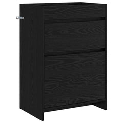 Bathroom under Sink Cabinet Black oak