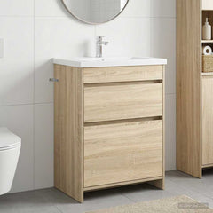 Bathroom under Sink Cabinet Sonoma oak