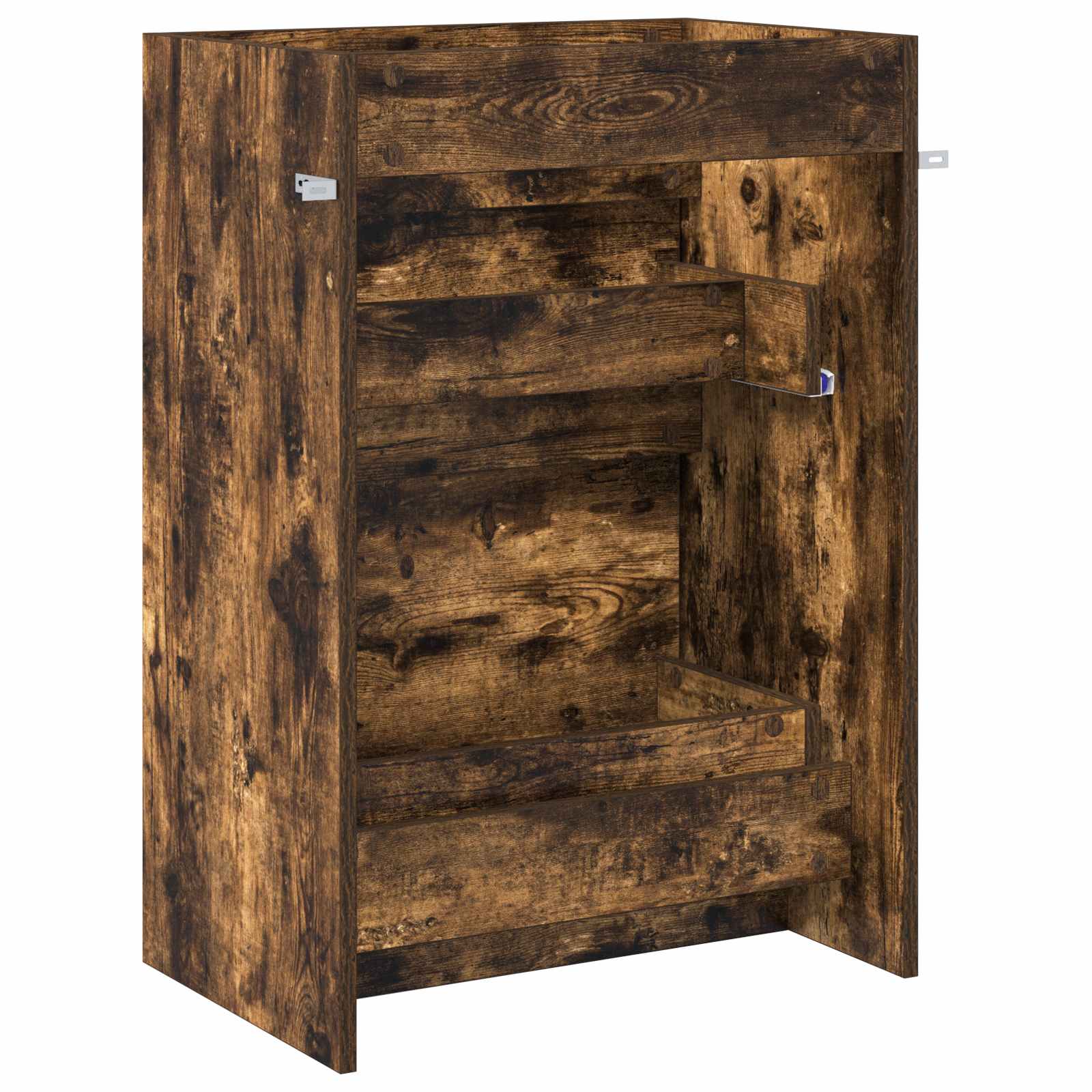 vidaXL Bathroom Under Sink Cabinet Smoked Oak 56 x 37.5 x 81 cm 6