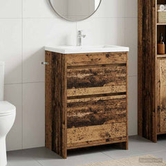Bathroom under Sink Cabinet Old wood