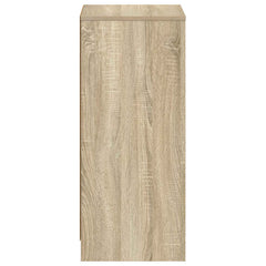 vidaXL Bathroom Cabinet Sonoma Oak 35 x 36.5 x 85 cm Engineered Wood 4