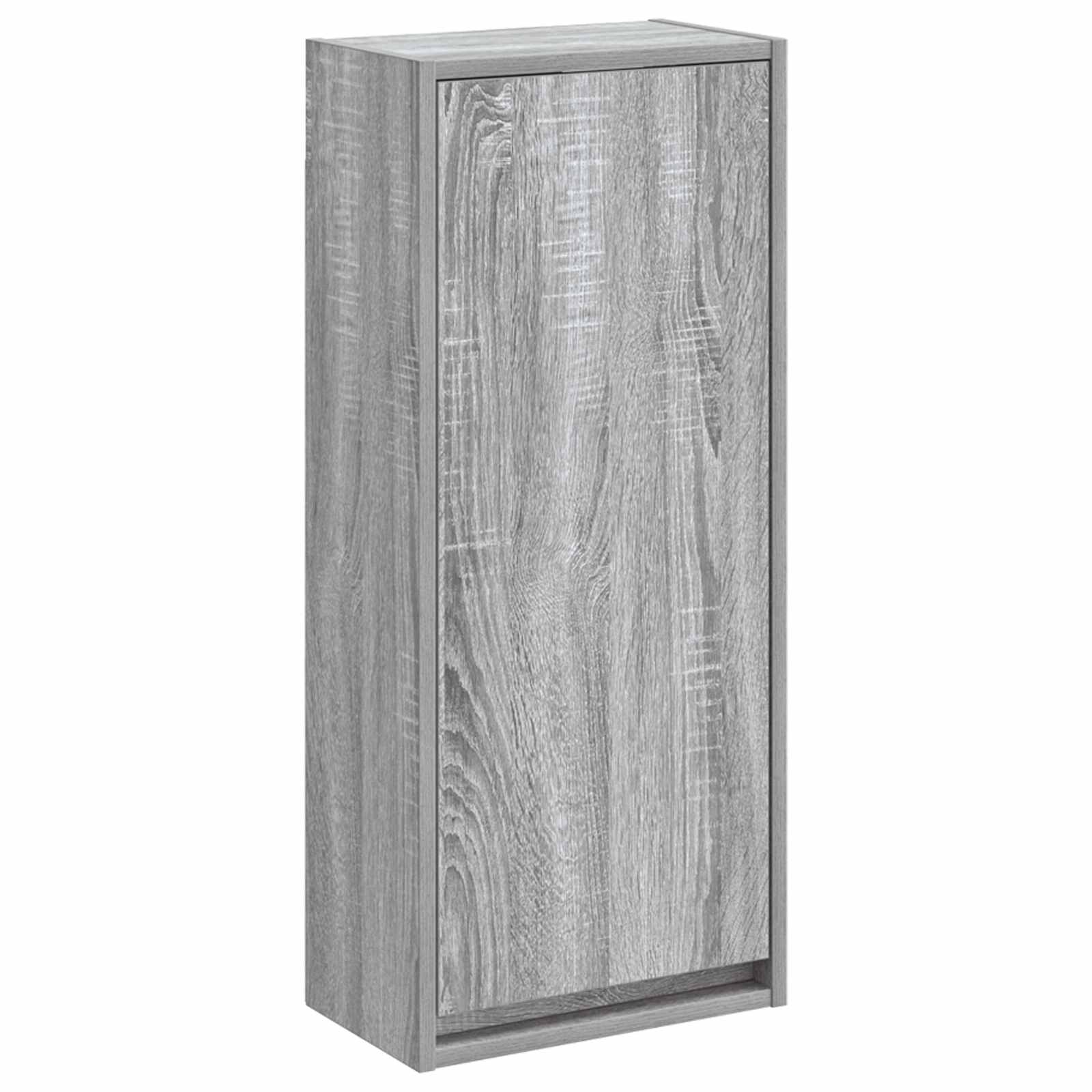 vidaXL Wall-mounted Sink Vanity Grey Sonoma 35 x 20 x 81 cm 2