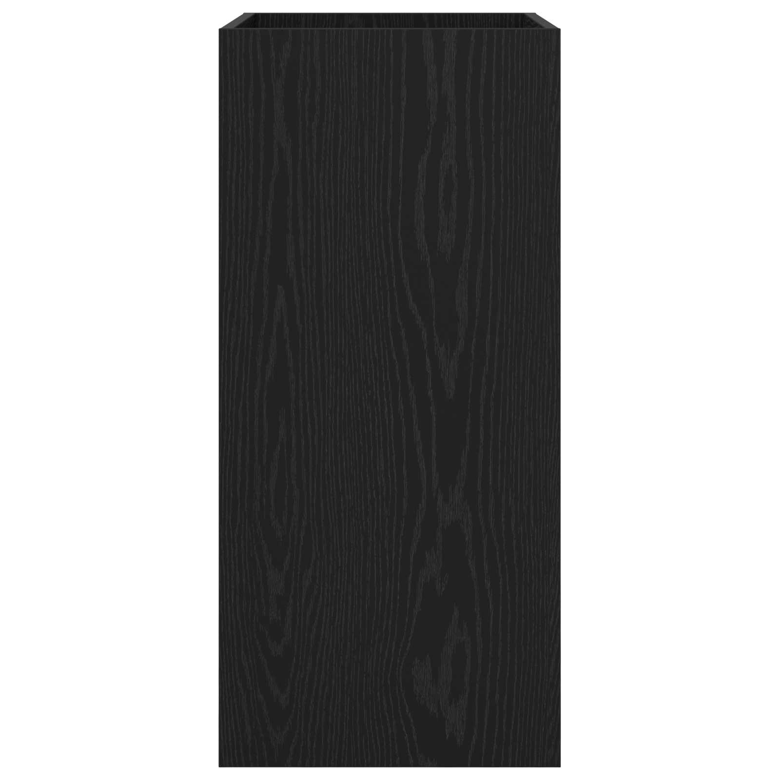 vidaXL Bathroom Under Sink Cabinet Black Oak 56 x 37.5 x 81 cm 5