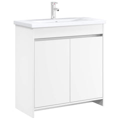 vidaXL Bathroom Under Sink Cabinet White 78.5 x 37.5 x 81 cm 3