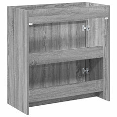 vidaXL Bathroom Under Sink Cabinet Grey Sonoma 78.5 x 37.5 x 81 cm 5