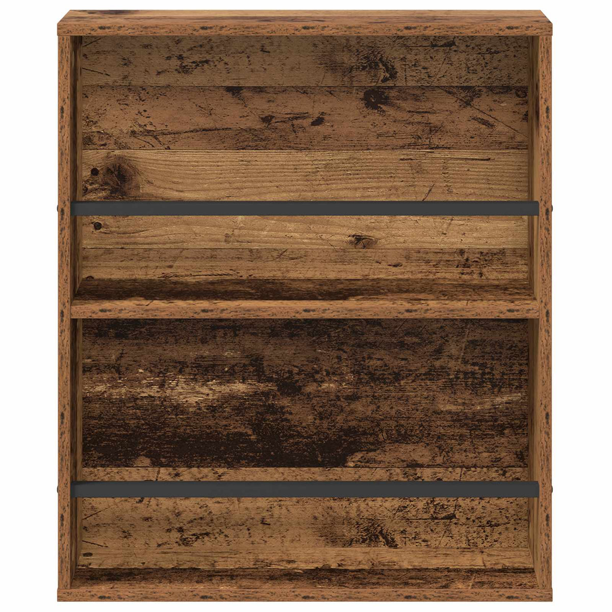 vidaXL Magazine Rack Old Wood 60 x 12 x 70 cm Engineered Wood 5