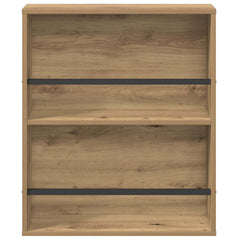 vidaXL Magazine Rack 2 pcs Artisan Oak 60 x 12 x 70 cm Engineered Wood 6