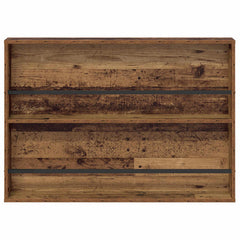 vidaXL Magazine Rack Old Wood 100 x 12 x 70 cm Engineered Wood 5