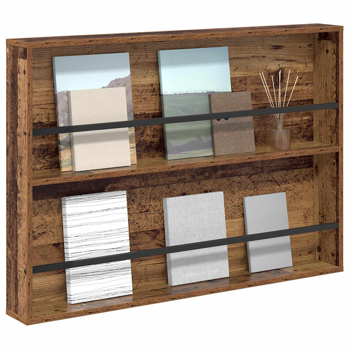 Magazine Rack Engineered Wood 1 pc