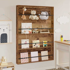 Magazine Rack Engineered Wood 2 pcs in Old Wood