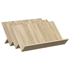 vidaXL Magazine Rack Sonoma Oak 65 x 53 x 28.5 cm Engineered Wood 2