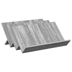 vidaXL Magazine Rack Grey Sonoma 65 x 53 x 28.5 cm Engineered Wood 2
