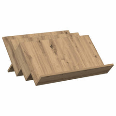 vidaXL Magazine Rack Artisan Oak 65 x 53 x 28.5 cm Engineered Wood 2