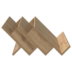 vidaXL Magazine Rack Artisan Oak 65 x 53 x 28.5 cm Engineered Wood 6