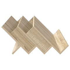 vidaXL Magazine Rack Sonoma Oak 90 x 53 x 28.5 cm Engineered Wood 6