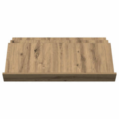 vidaXL Magazine Rack Artisan Oak 90 x 53 x 28.5 cm Engineered Wood 5