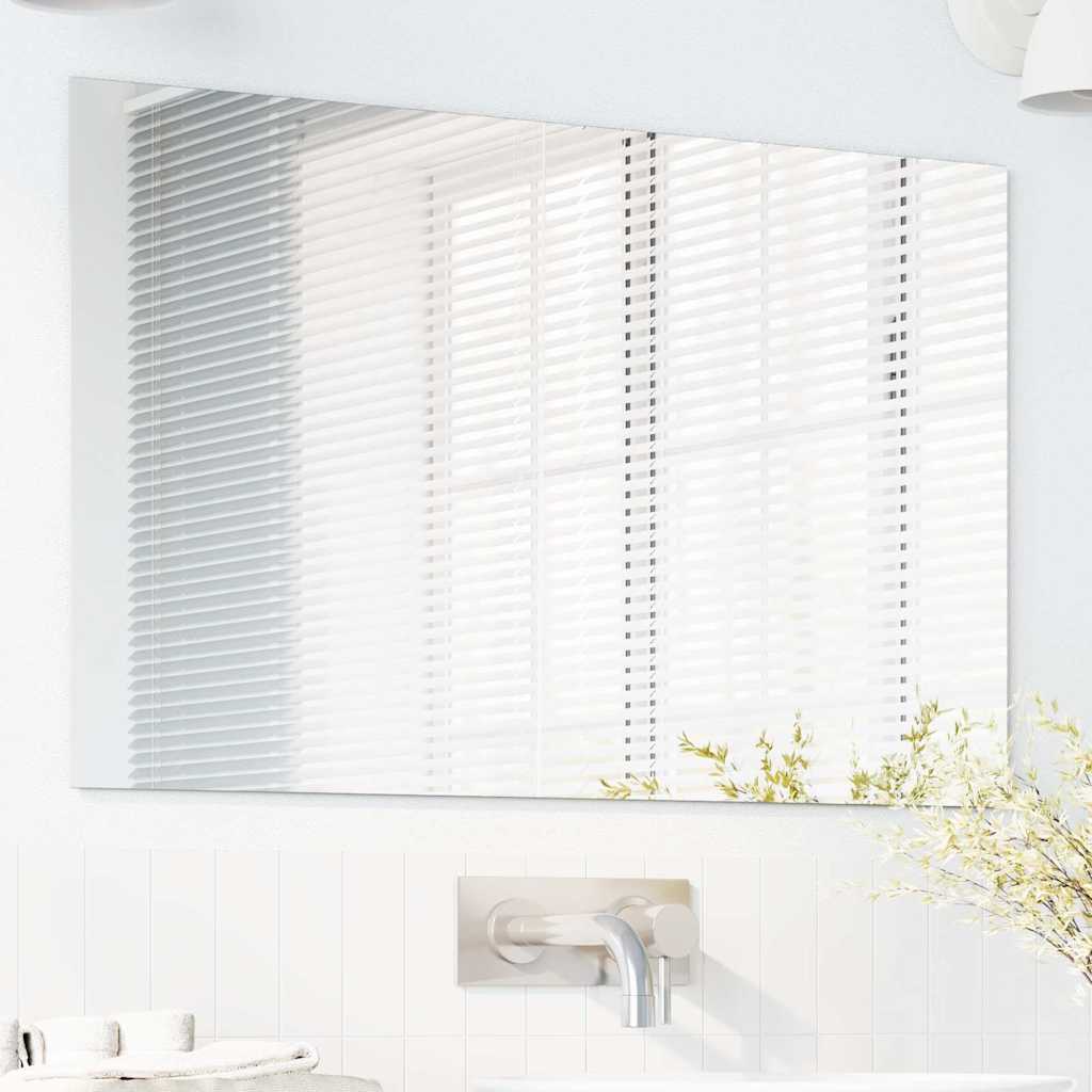 vidaXL Wall Mirror Rectangular 50 x 80 cm Tempered Glass 3