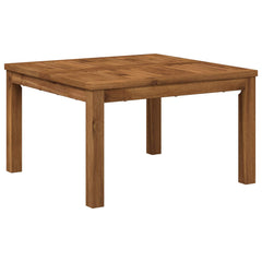 vidaXL Coffee Table Natural 60 x 60.5 x 36 cm Solid Acacia Wood 2