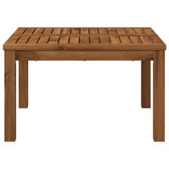 vidaXL Coffee Table Natural 60 x 60.5 x 36 cm Solid Acacia Wood 4