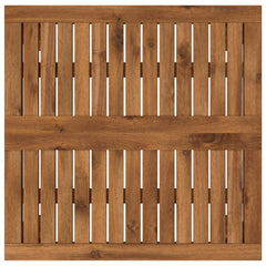 vidaXL Coffee Table Natural 60 x 60.5 x 36 cm Solid Acacia Wood 5