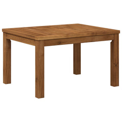 vidaXL Coffee Table Natural 50 x 60.5 x 36 cm Solid Acacia Wood 2