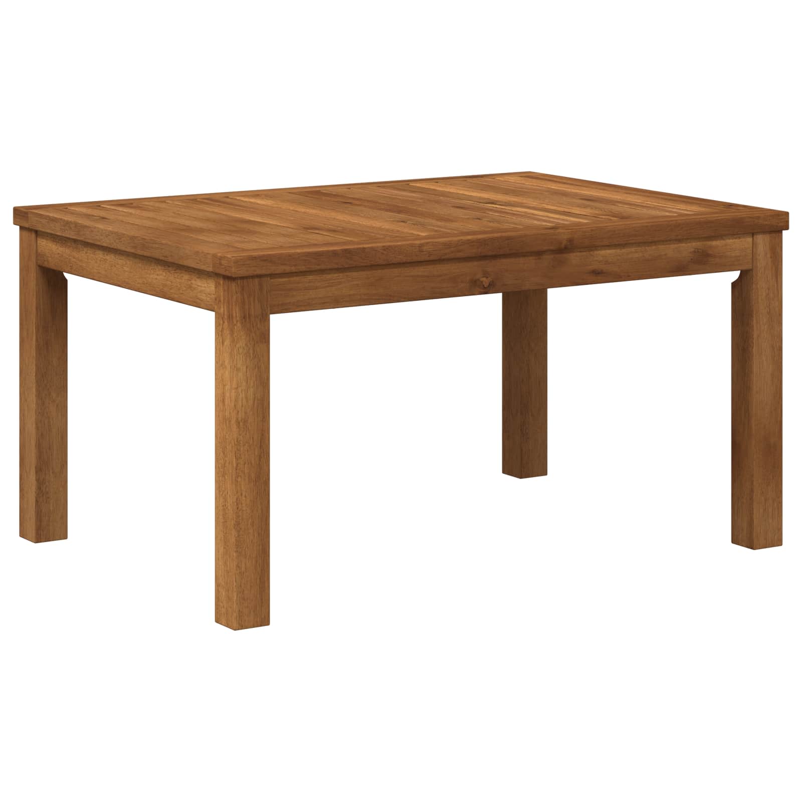 vidaXL Coffee Table Natural 50 x 68.5 x 36 cm Solid Acacia Wood 2