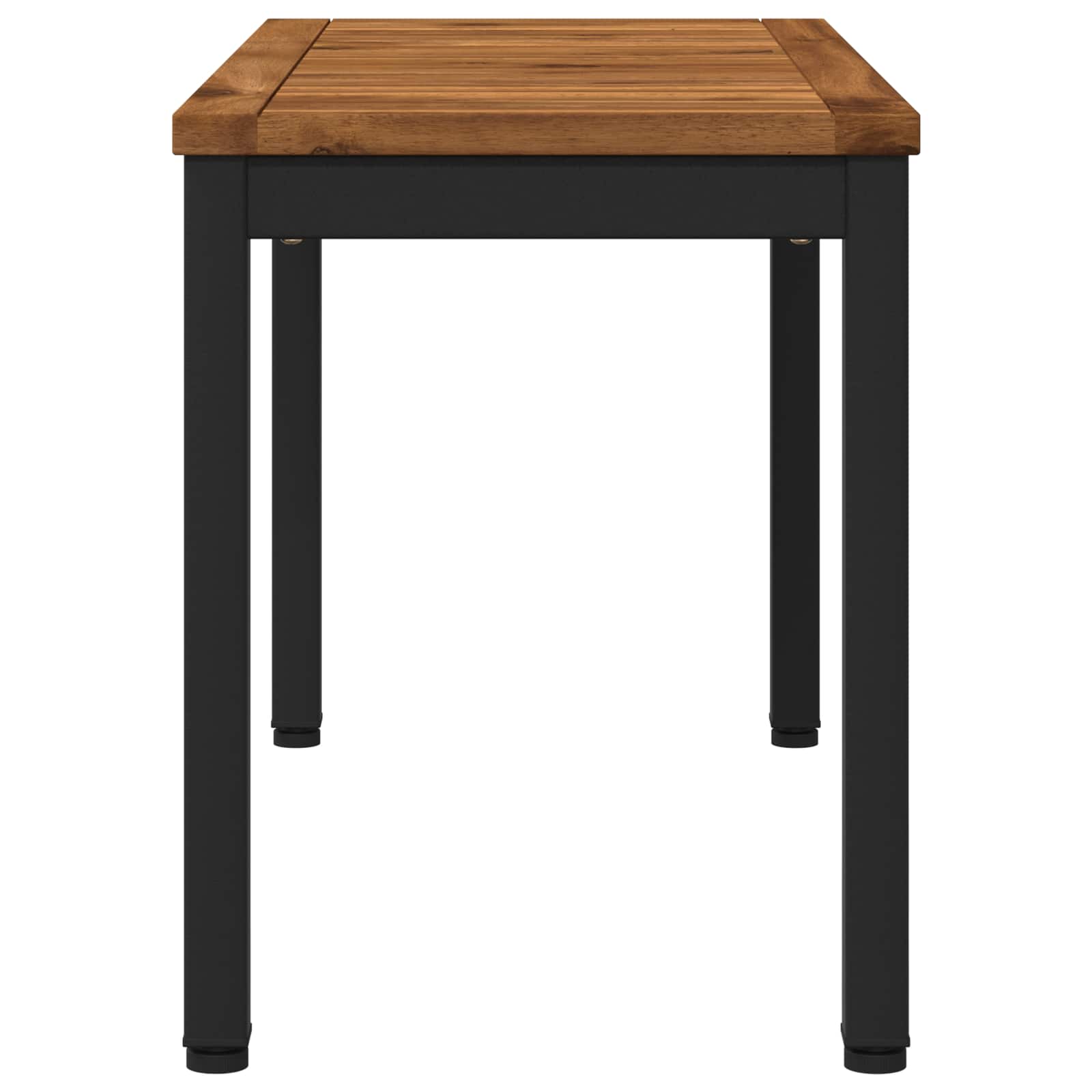 vidaXL Garden Bench 80.5 x 35 x 45 cm Solid Acacia Wood Rectangular 4