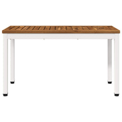 vidaXL Garden Bench 80.5 x 35 x 45 cm Solid Acacia Wood Rectangular 3