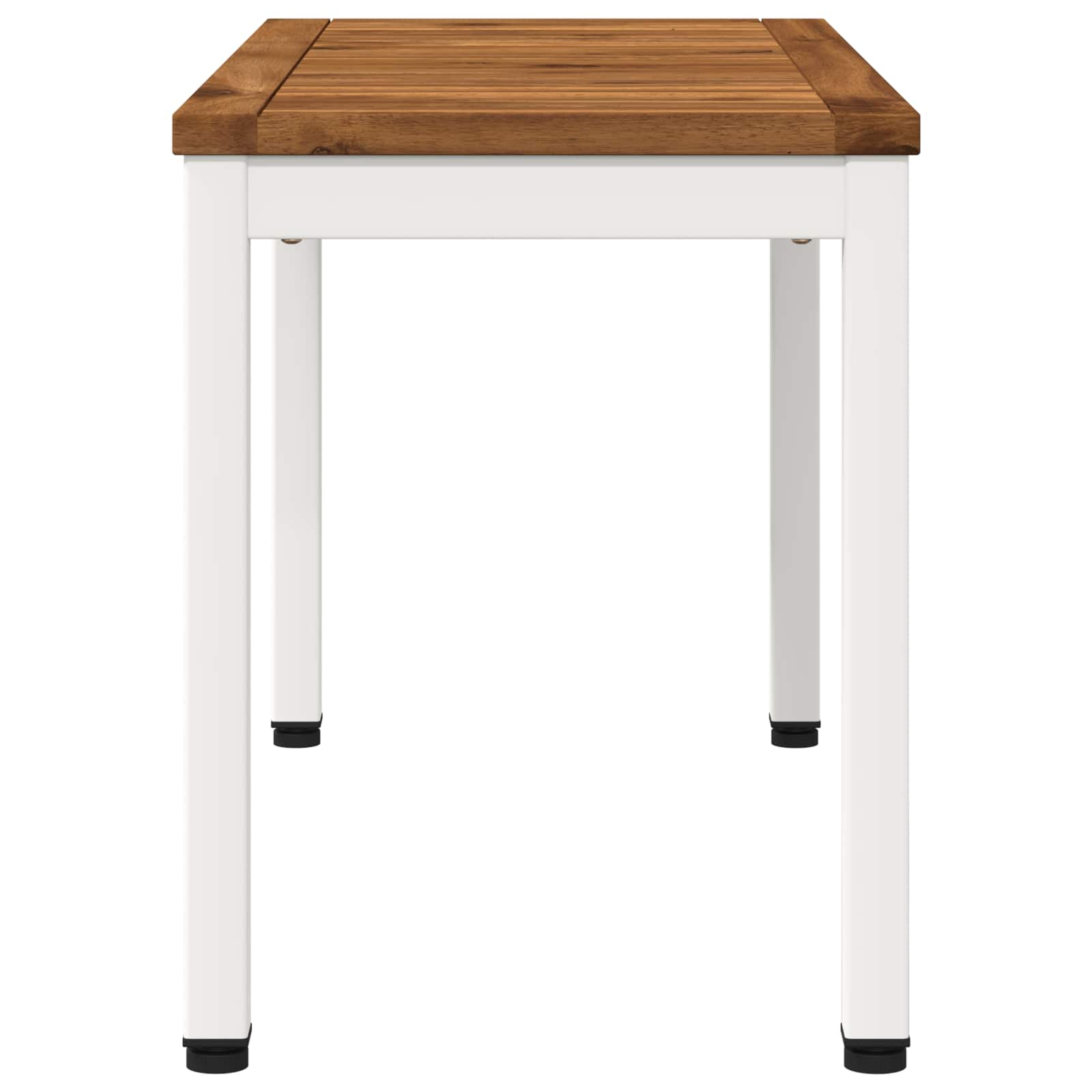 vidaXL Garden Bench 80.5 x 35 x 45 cm Solid Acacia Wood Rectangular 4