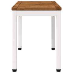 vidaXL Garden Bench 80.5 x 35 x 45 cm Solid Acacia Wood Rectangular 4