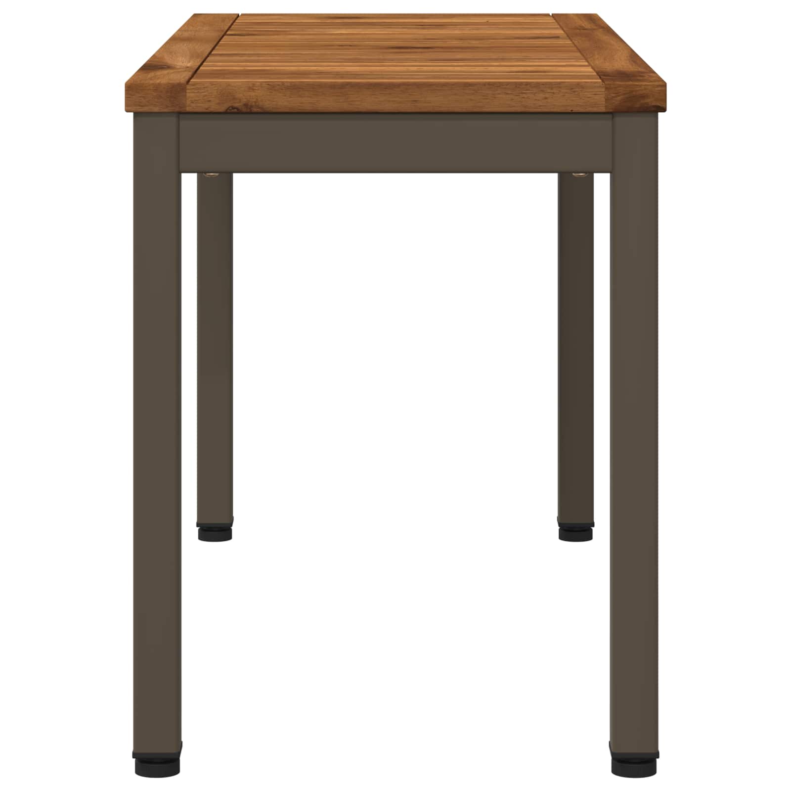 vidaXL Garden Bench 80.5 x 35 x 45 cm Solid Acacia Wood Rectangular 4