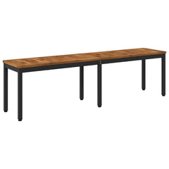 vidaXL Garden Bench 161 x 35 x 45 cm Solid Acacia Wood Rectangular 2