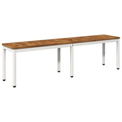 vidaXL Garden Bench 161 x 35 x 45 cm Solid Acacia Wood Rectangular 2