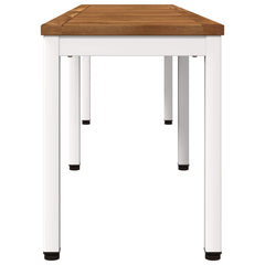 vidaXL Garden Bench 161 x 35 x 45 cm Solid Acacia Wood Rectangular 4