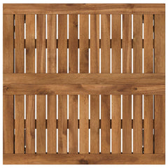vidaXL Garden Bar Table Natural and Coffee 60 x 60.5 x 105 cm 4