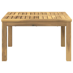 vidaXL Coffee Table White 60 x 60.5 x 36 cm Solid Acacia Wood 4