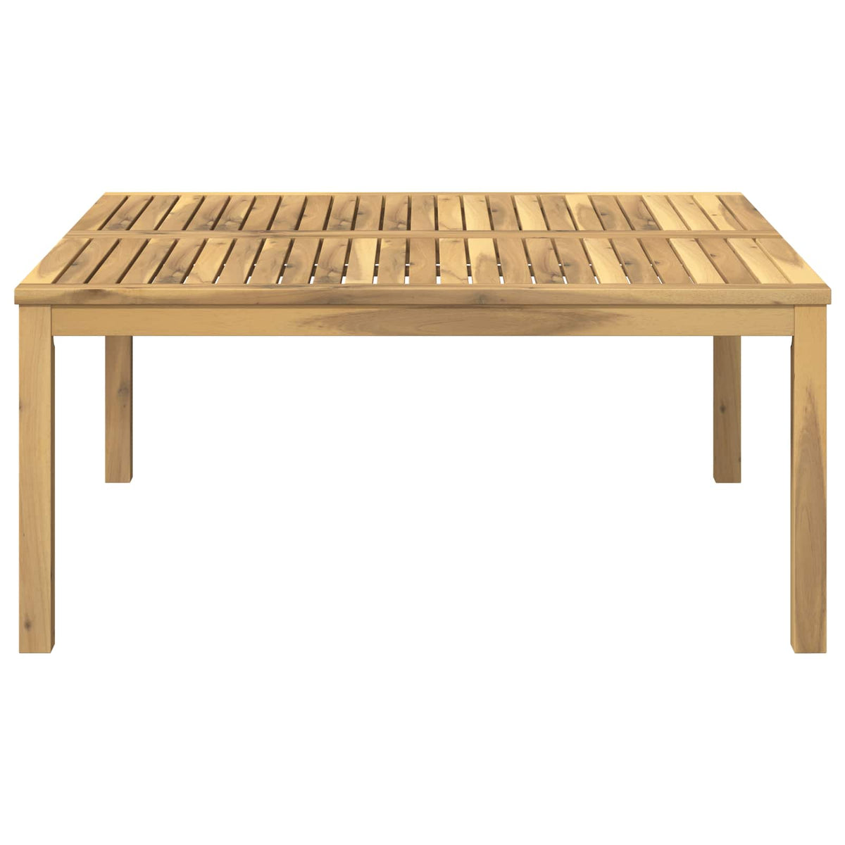 Coffee Table Solid Acacia Wood Whitewash 100 cm 45 cm 100.5 cm
