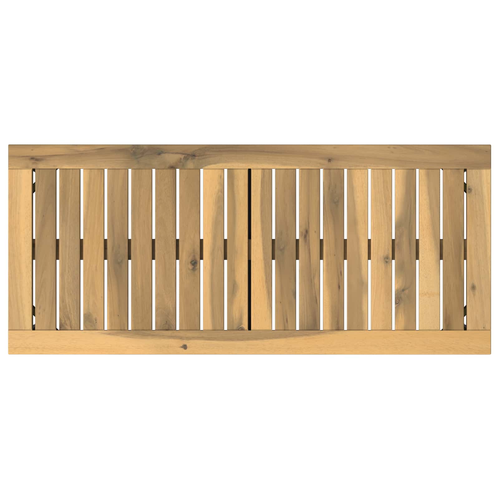 vidaXL Garden Bench 80.5 x 35 x 45 cm Solid Acacia Wood White 5