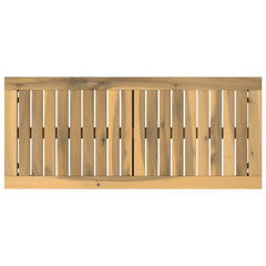 vidaXL Garden Bench 80.5 x 35 x 45 cm Solid Acacia Wood White 5