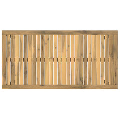 vidaXL Garden Dinner Table White and Black 108.5 x 55 x 75 cm 5