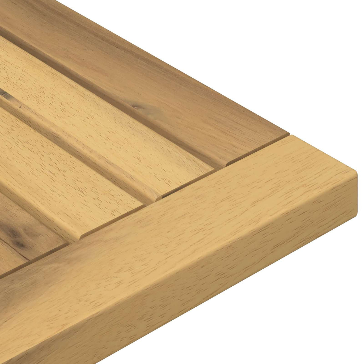 vidaXL Table Top 108.5 x 55 x 2 cm Rectangular Solid Acacia Wood 6